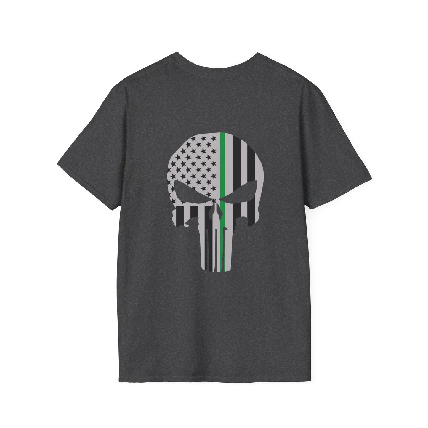 American Punisher Collection (Thin Green Line) - Unisex Softstyle T-Shirt