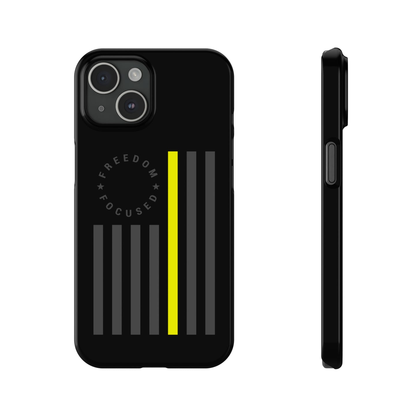 Freedom Collection (Thin Yellow Line) - iPhone Cases