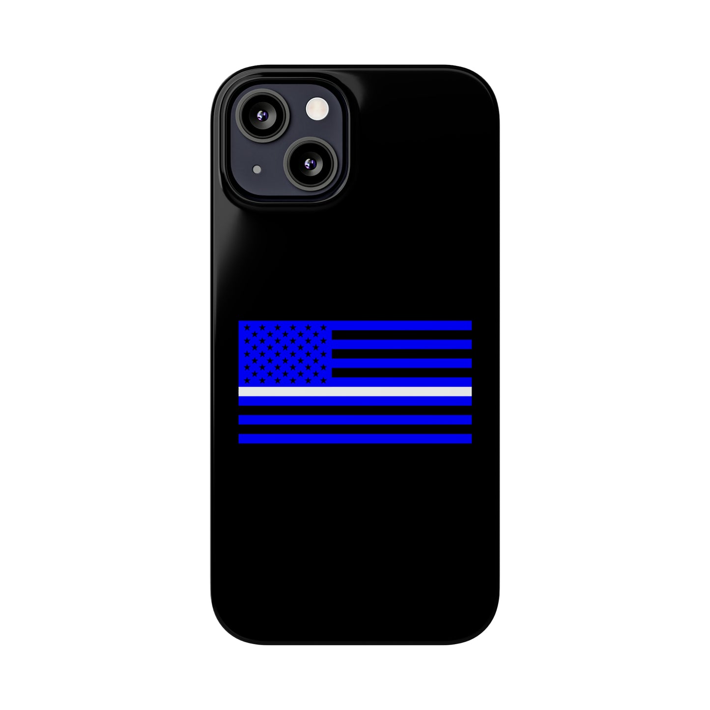 Standard Collection (Thin White & Blue Line) - iPhone Cases