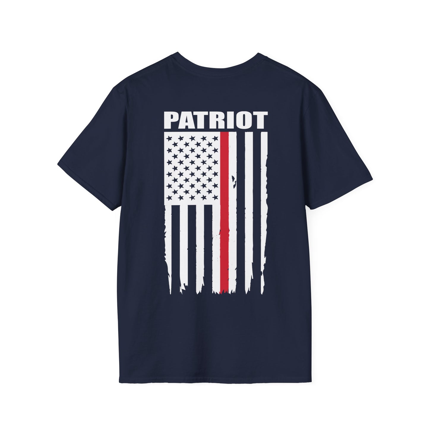 Patriot Collection (Thin Red Line) - Unisex Softstyle T-Shirt