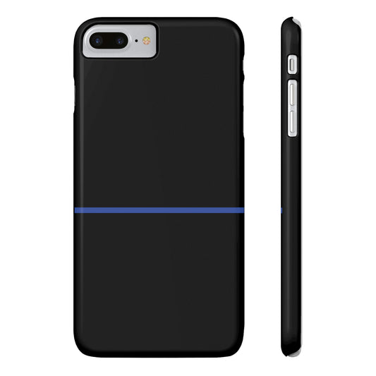 Thin Line Collection (Thin Blue Line) - iPhone Cases