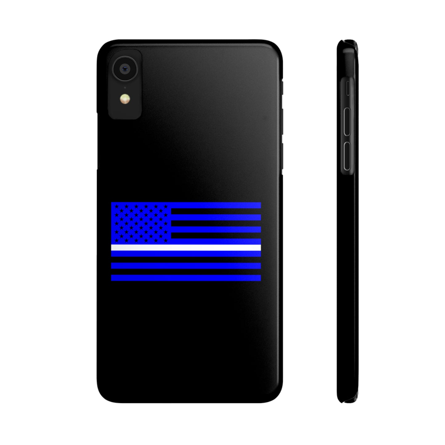 Standard Collection (Thin White & Blue Line) - iPhone Cases