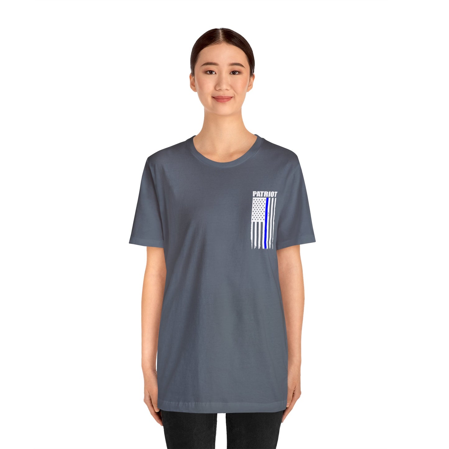 Patriot Collection (Thin Blue Line) - Unisex Fuser T-shirt