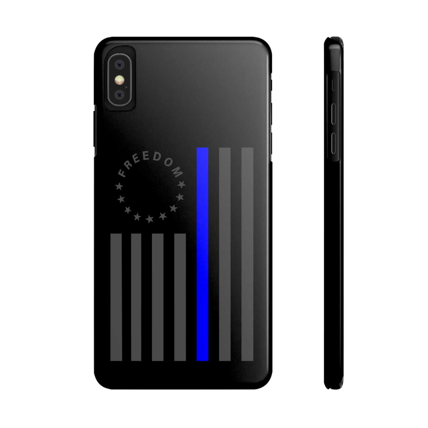 Freedom Collection - (Thin Blue Line) - iPhone Cases