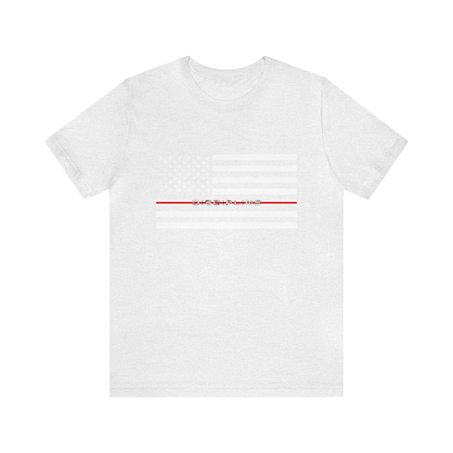 Classic Collection - Thin Red & White Line (Discipline) - Unisex Jersey Short Sleeve Tee