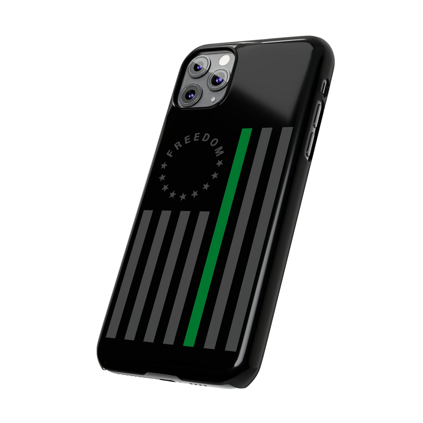 Freedom Collection - (Thin Green Line) - iPhone Cases