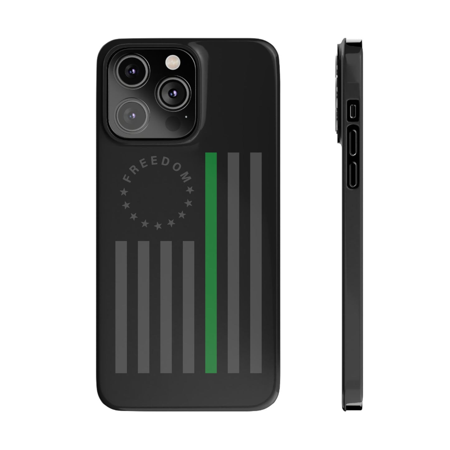 Freedom Collection - (Thin Green Line) - iPhone Cases