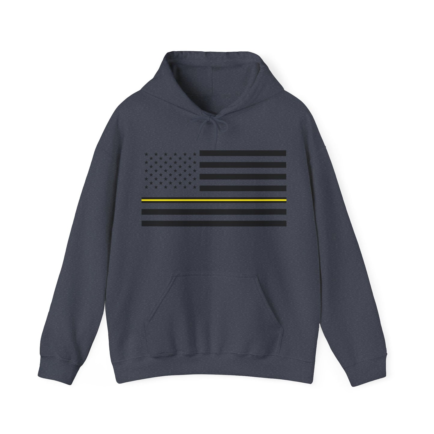 Classic Collection (Thin Yellow Line) - Unisex Heavy Blend™ Hooded Sweatshirt