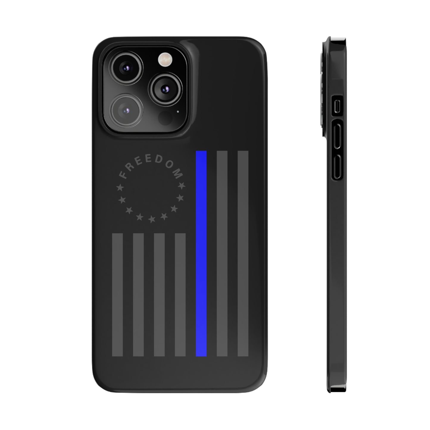 Freedom Collection - (Thin Blue Line) - iPhone Cases