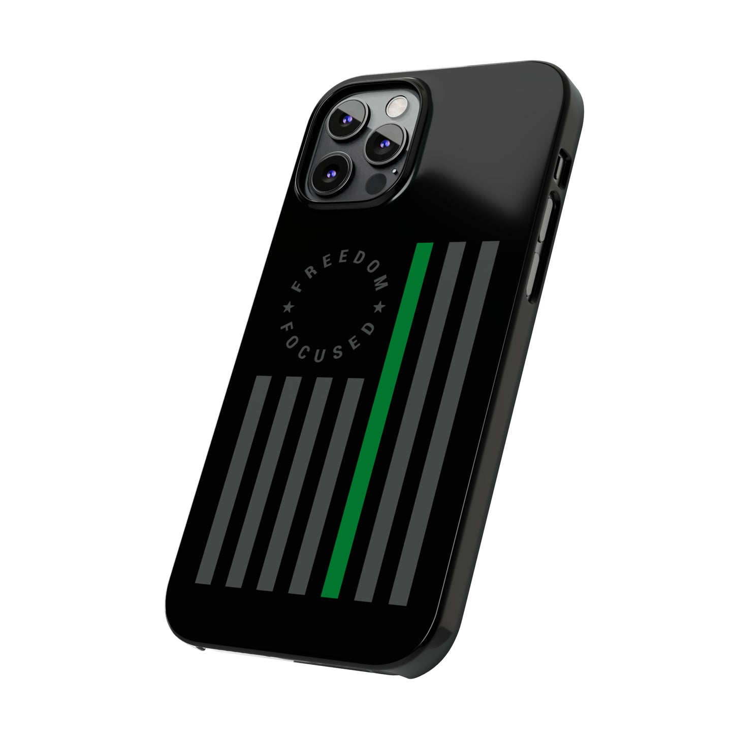 Freedom Collection (Thin Green Line) - iPhone Cases