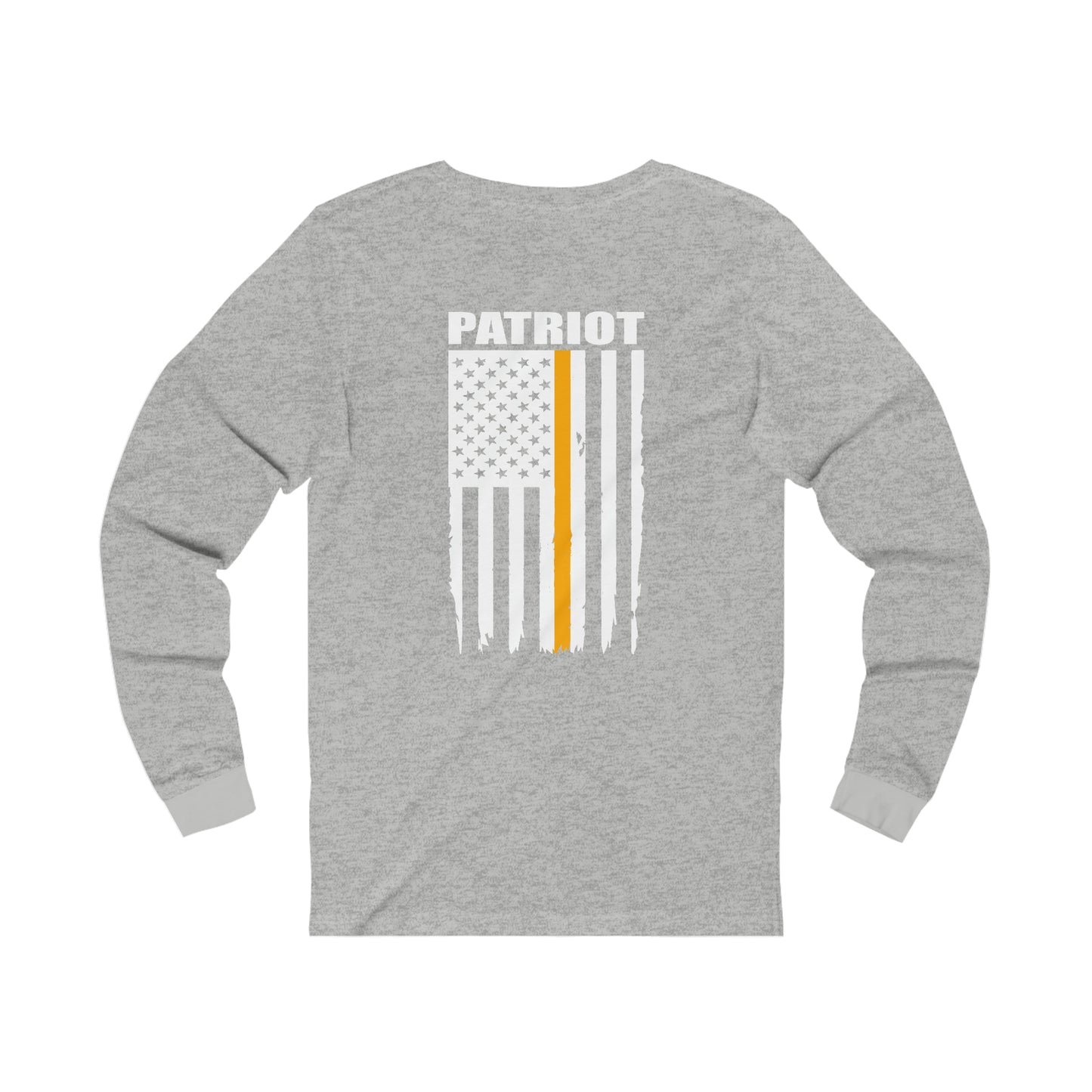 Patriot Collection (Thin Orange Line) - Unisex Jersey Long Sleeve Tee