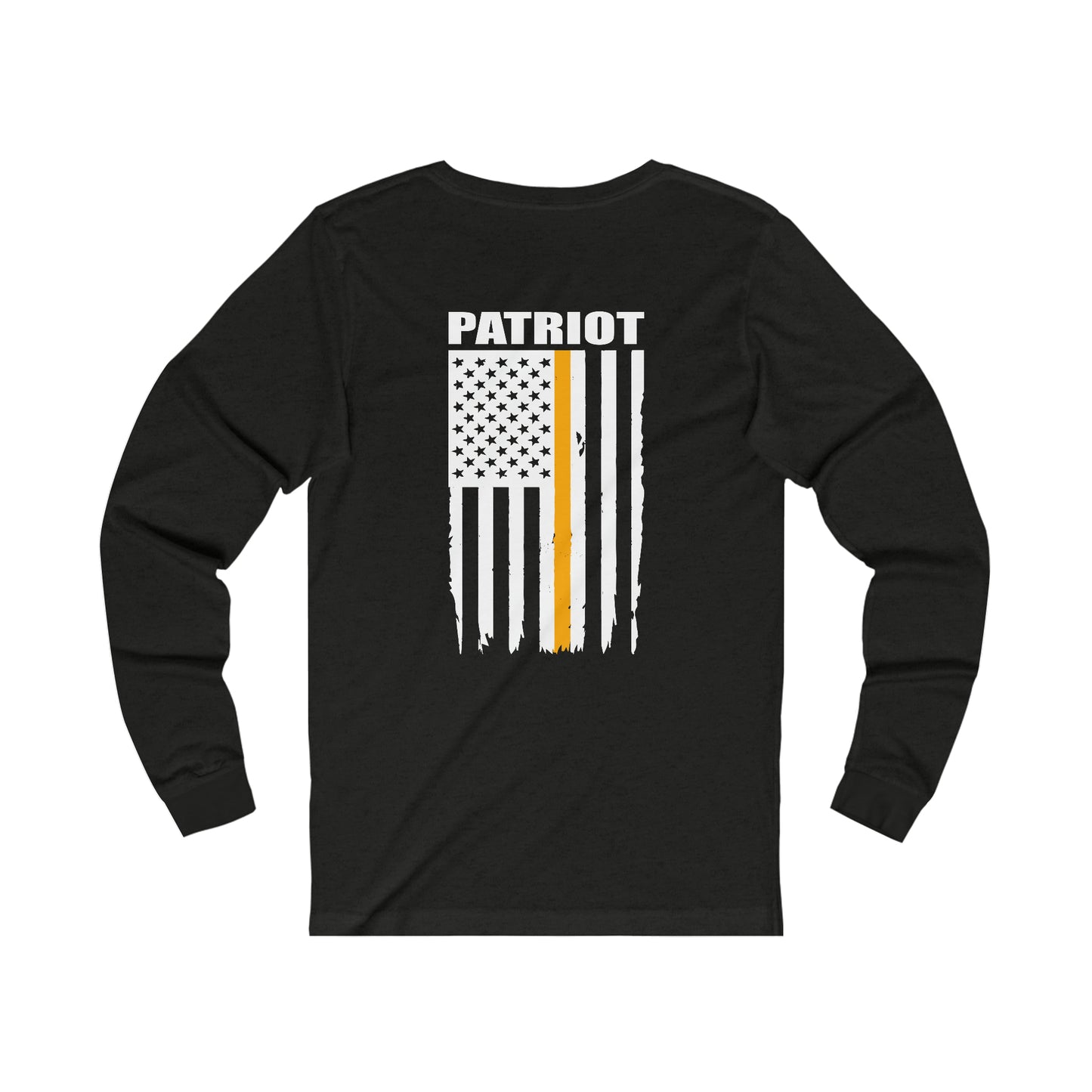 Patriot Collection (Thin Orange Line) - Unisex Jersey Long Sleeve Tee