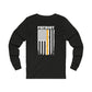 Patriot Collection (Thin Orange Line) - Unisex Jersey Long Sleeve Tee