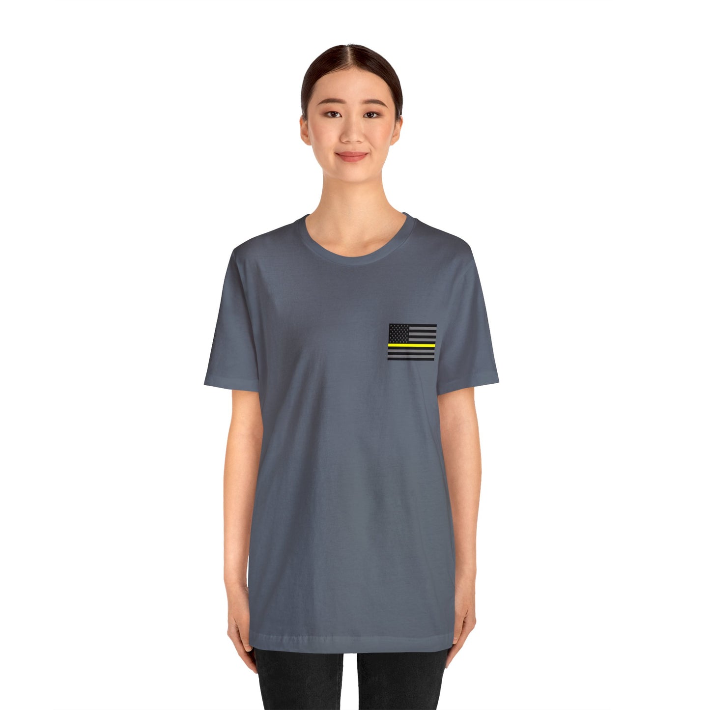 Never Forget Collection (Thin Yellow Line) - Unisex Fuser T-shirt