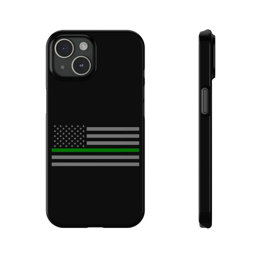 Never Forget Collection (Thin Green Line) - iPhone Cases