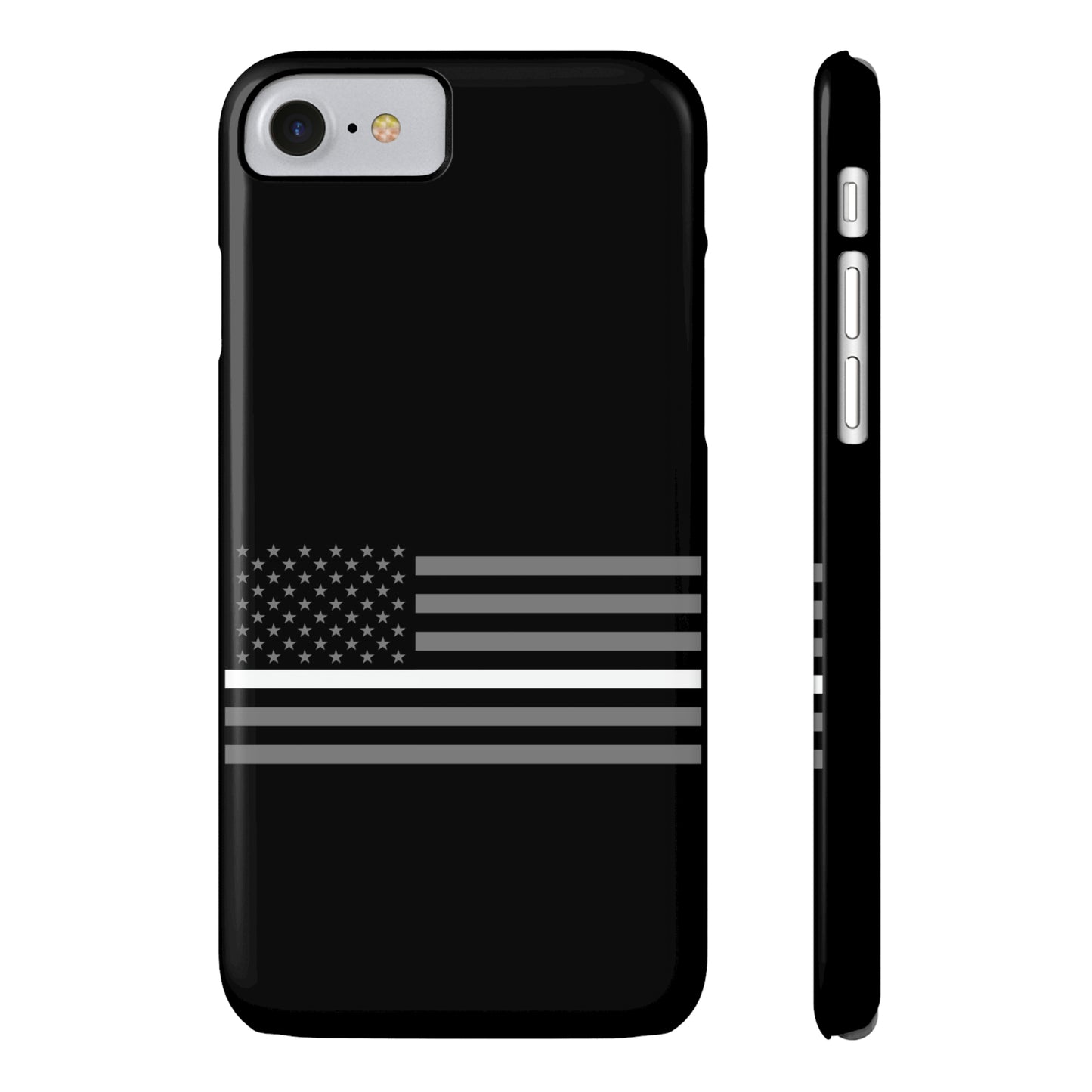 Never Forget Collection (Thin White Line) - iPhone Cases