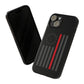 Freedom Collection - (Thin Red Line) - iPhone Cases