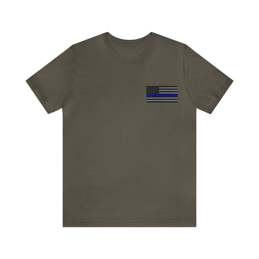 Never Forget Collection (Thin Blue Line) - Unisex Fuser T-shirt