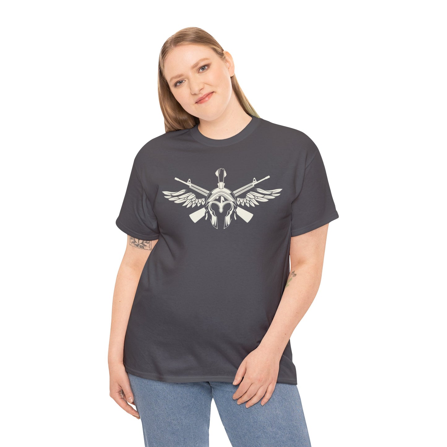 Unisex Heavy Cotton Tee - Cross Rifles