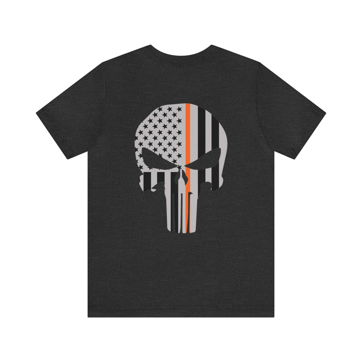 American Punisher Collection (Thin Orange Line) - Unisex Fuser T-shirt