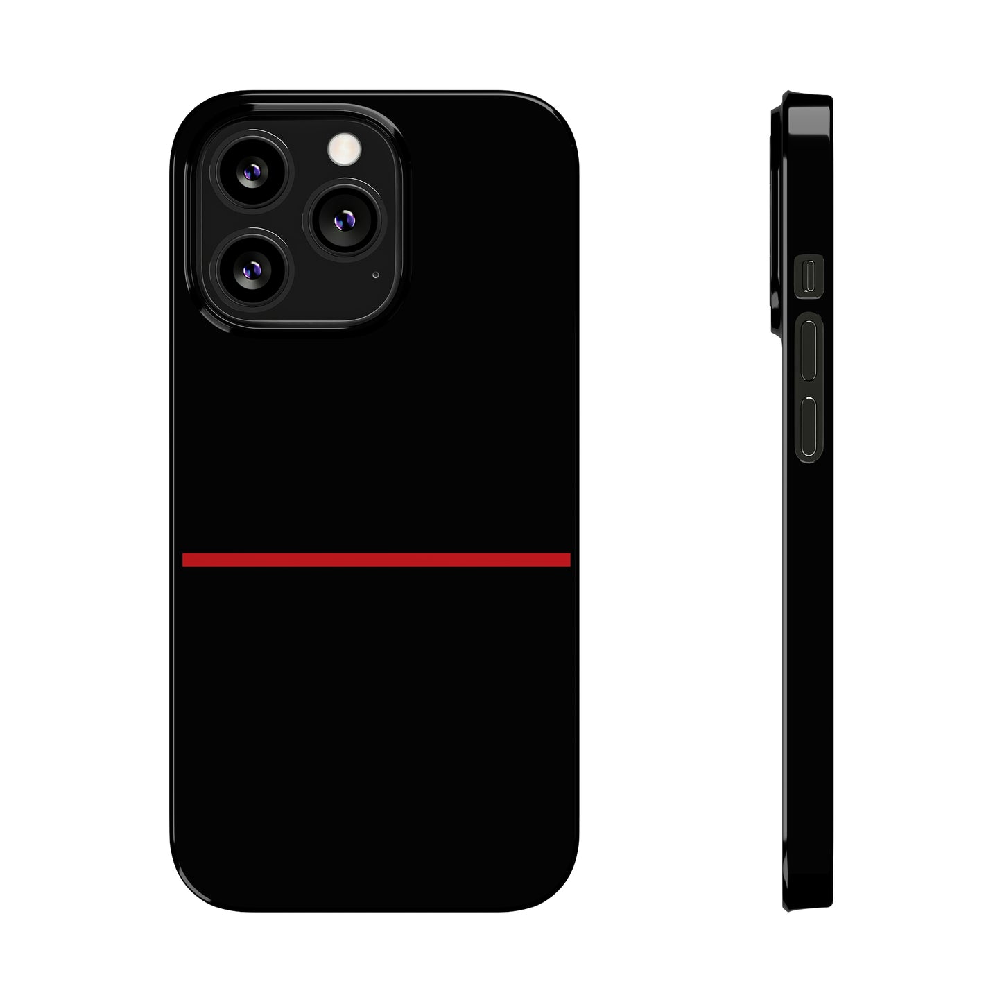 Thin Line Collection (Thin Red Line) - iPhone Cases