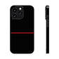 Thin Line Collection (Thin Red Line) - iPhone Cases