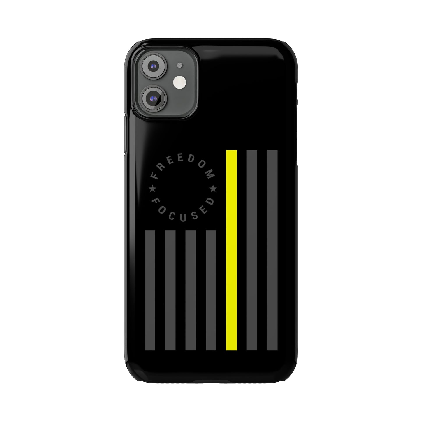 Freedom Collection (Thin Yellow Line) - iPhone Cases