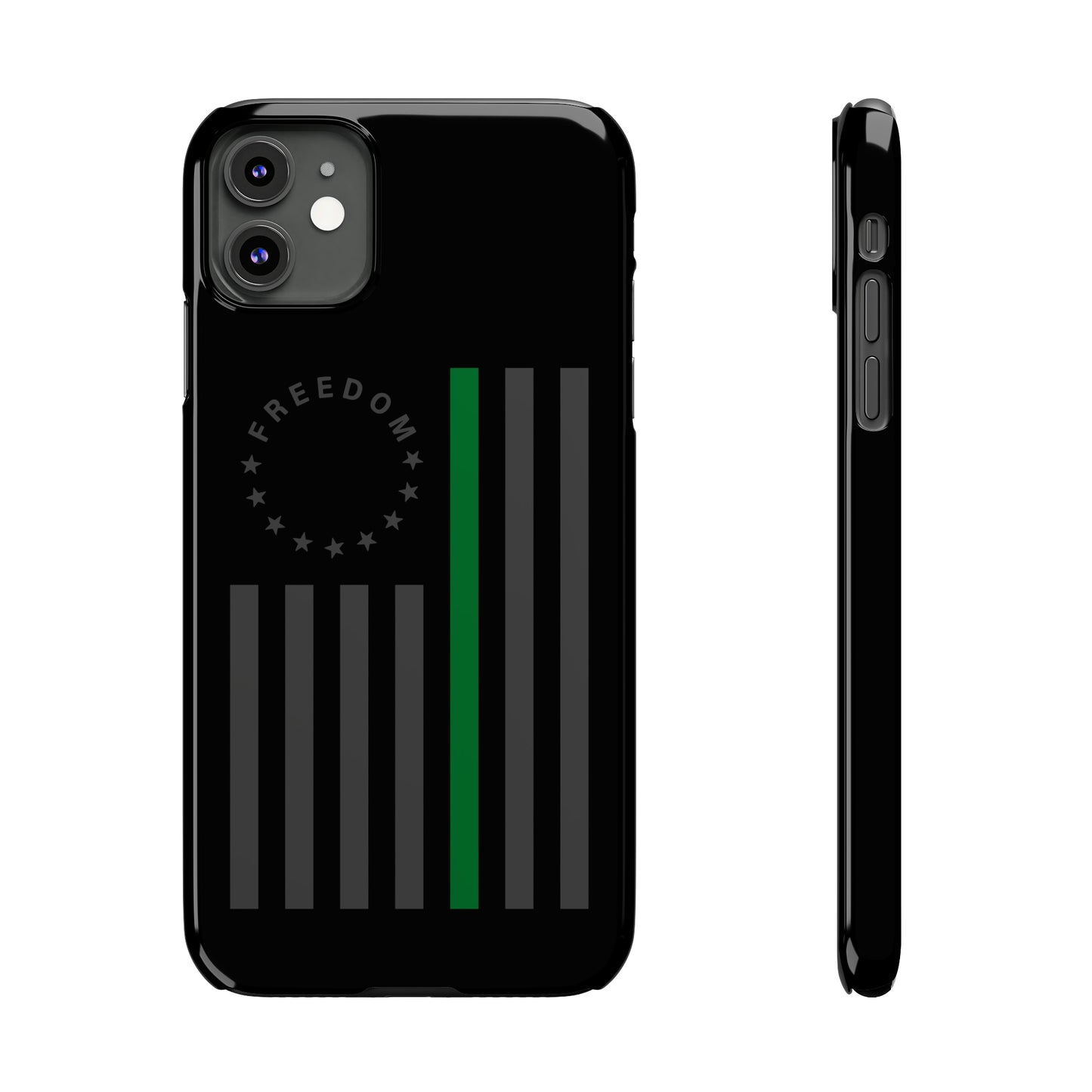 Freedom Collection - (Thin Green Line) - iPhone Cases