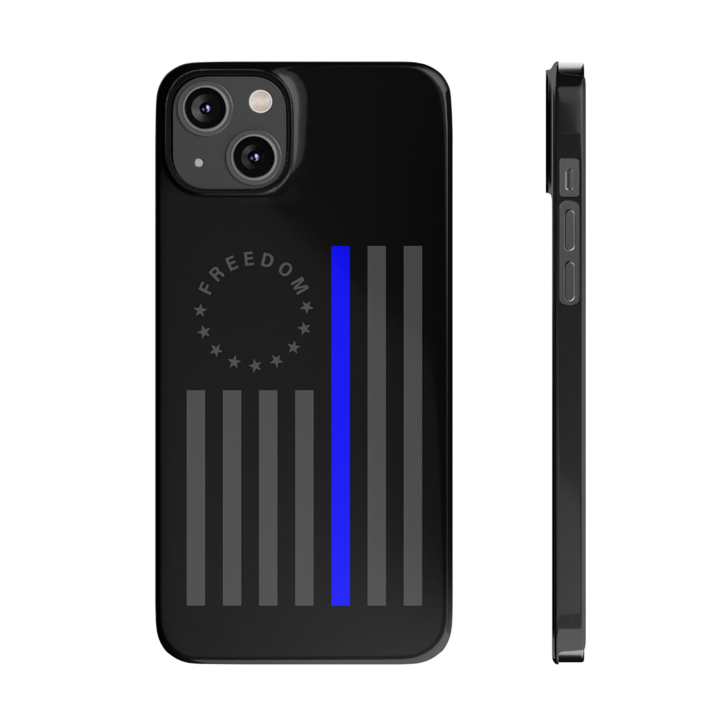 Freedom Collection - (Thin Blue Line) - iPhone Cases