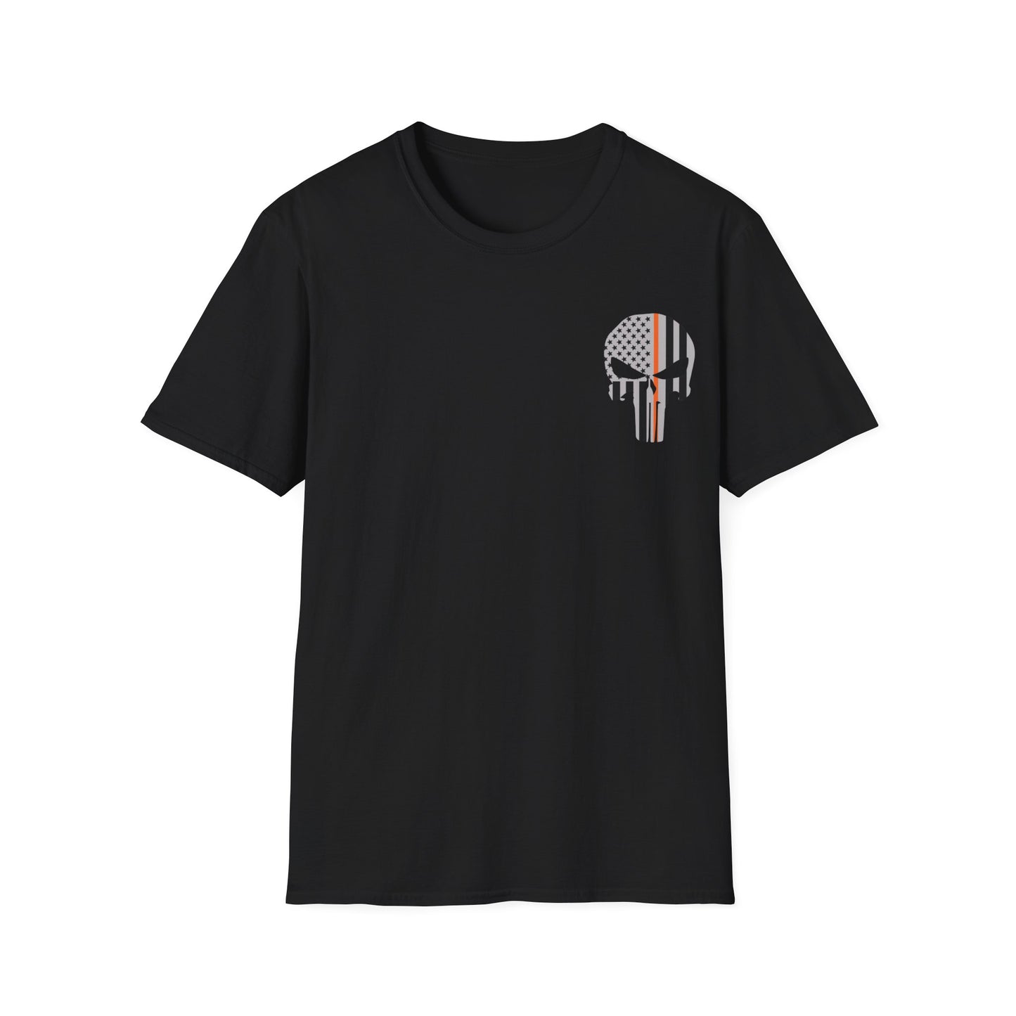 American Punisher Collection (Thin Orange Line) - Unisex Softstyle T-Shirt