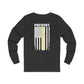 Patriot Collection (Thin Yellow Line) - Unisex Jersey Long Sleeve Tee