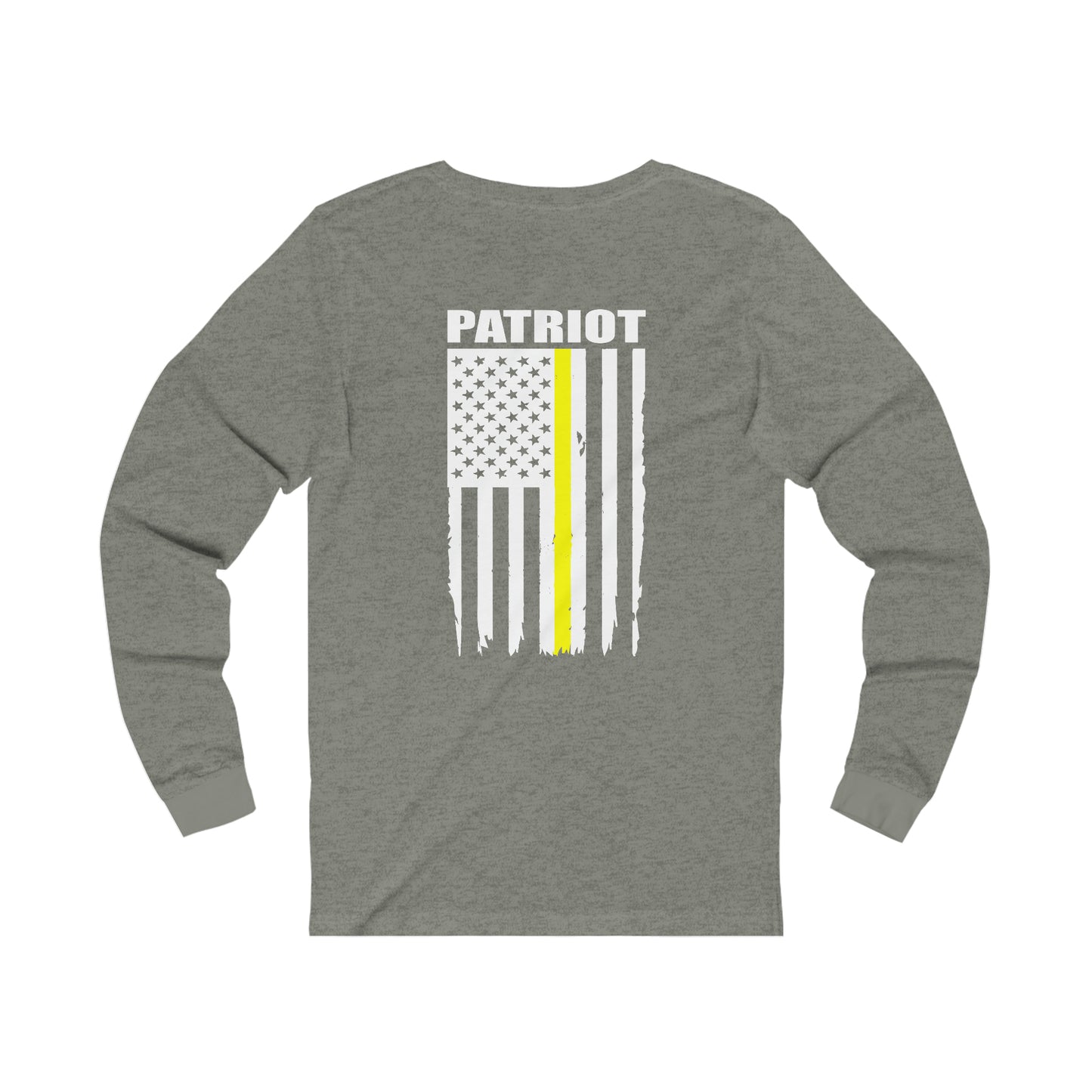 Patriot Collection (Thin Yellow Line) - Unisex Jersey Long Sleeve Tee