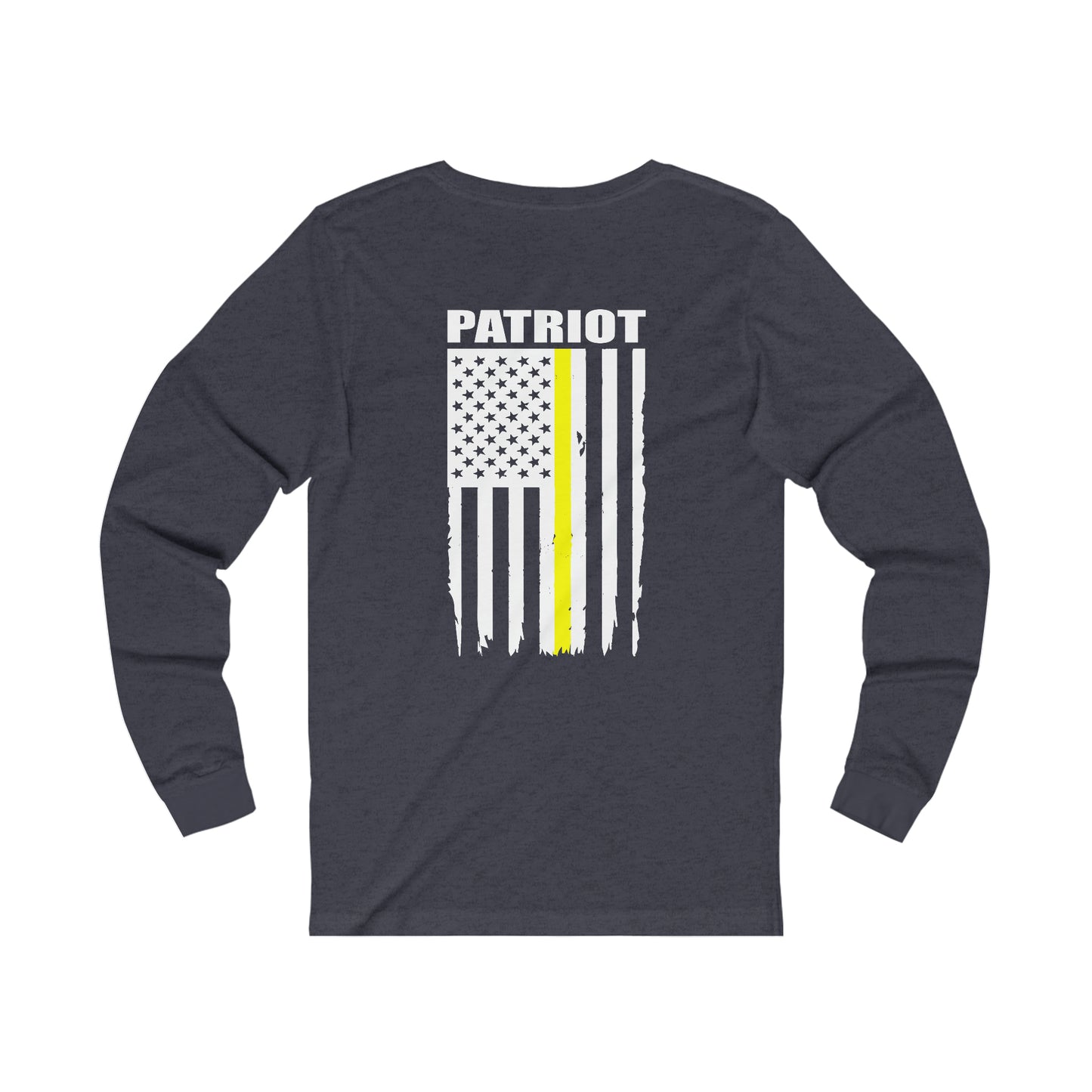 Patriot Collection (Thin Yellow Line) - Unisex Jersey Long Sleeve Tee