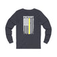 Patriot Collection (Thin Yellow Line) - Unisex Jersey Long Sleeve Tee