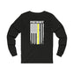 Patriot Collection (Thin Yellow Line) - Unisex Jersey Long Sleeve Tee