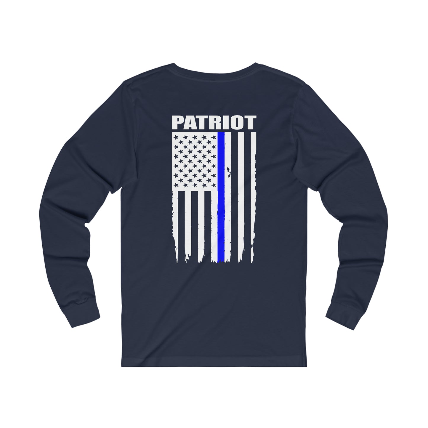 Patriot Collection (Thin Blue Line) - Unisex Jersey Long Sleeve Tee