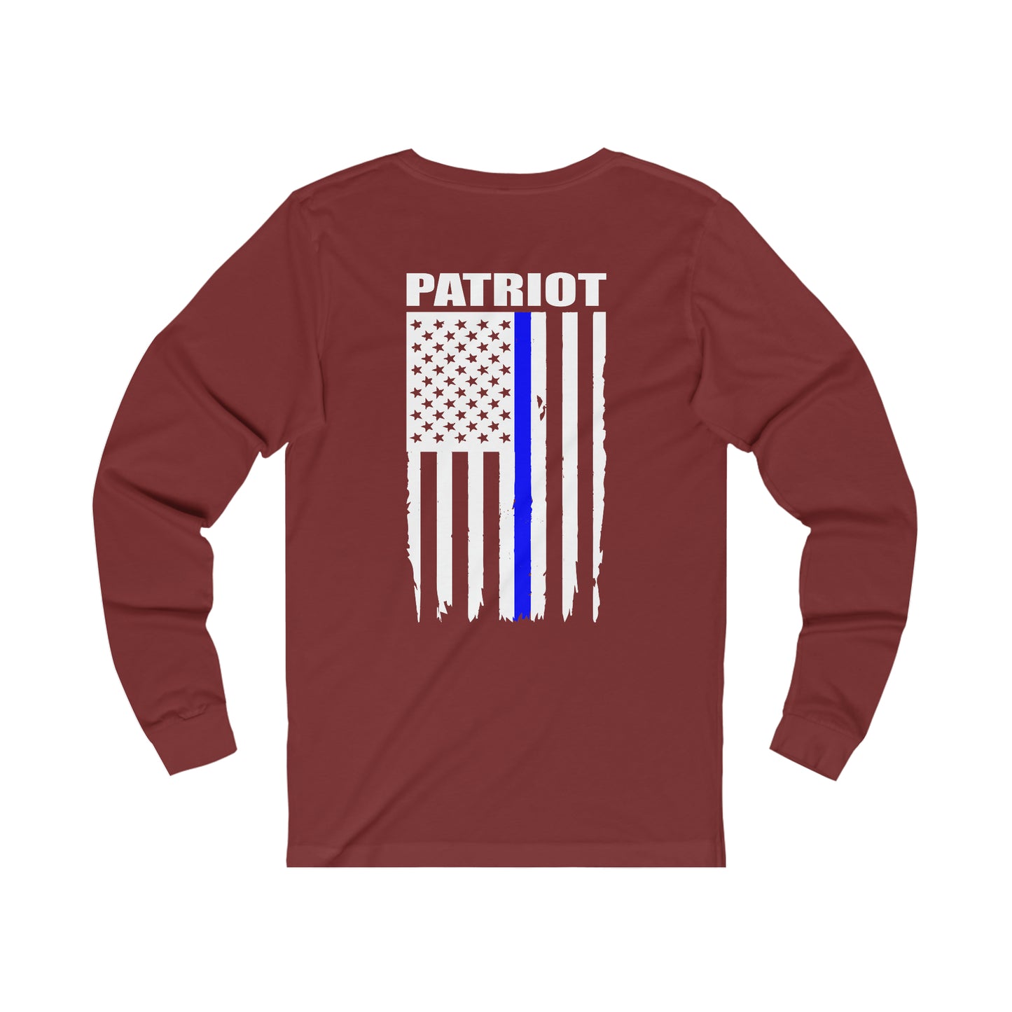 Patriot Collection (Thin Blue Line) - Unisex Jersey Long Sleeve Tee