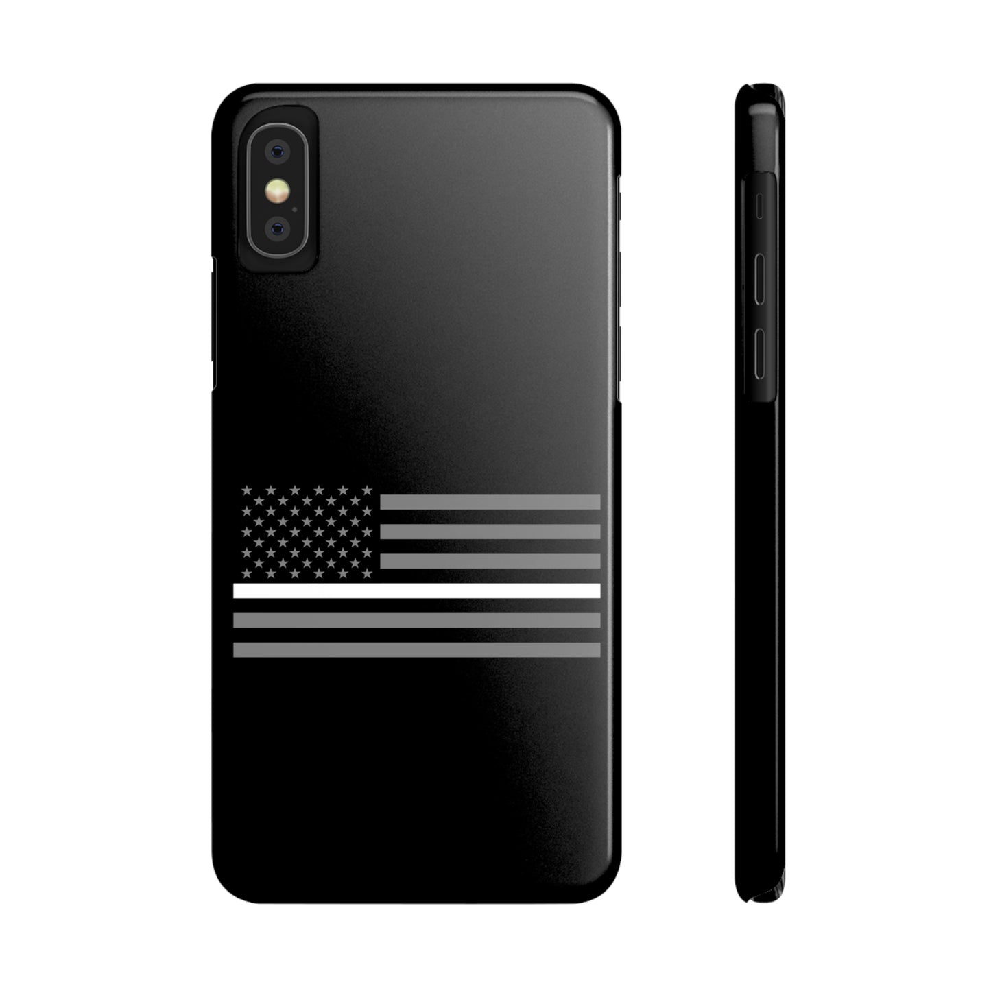 Never Forget Collection (Thin White Line) - iPhone Cases