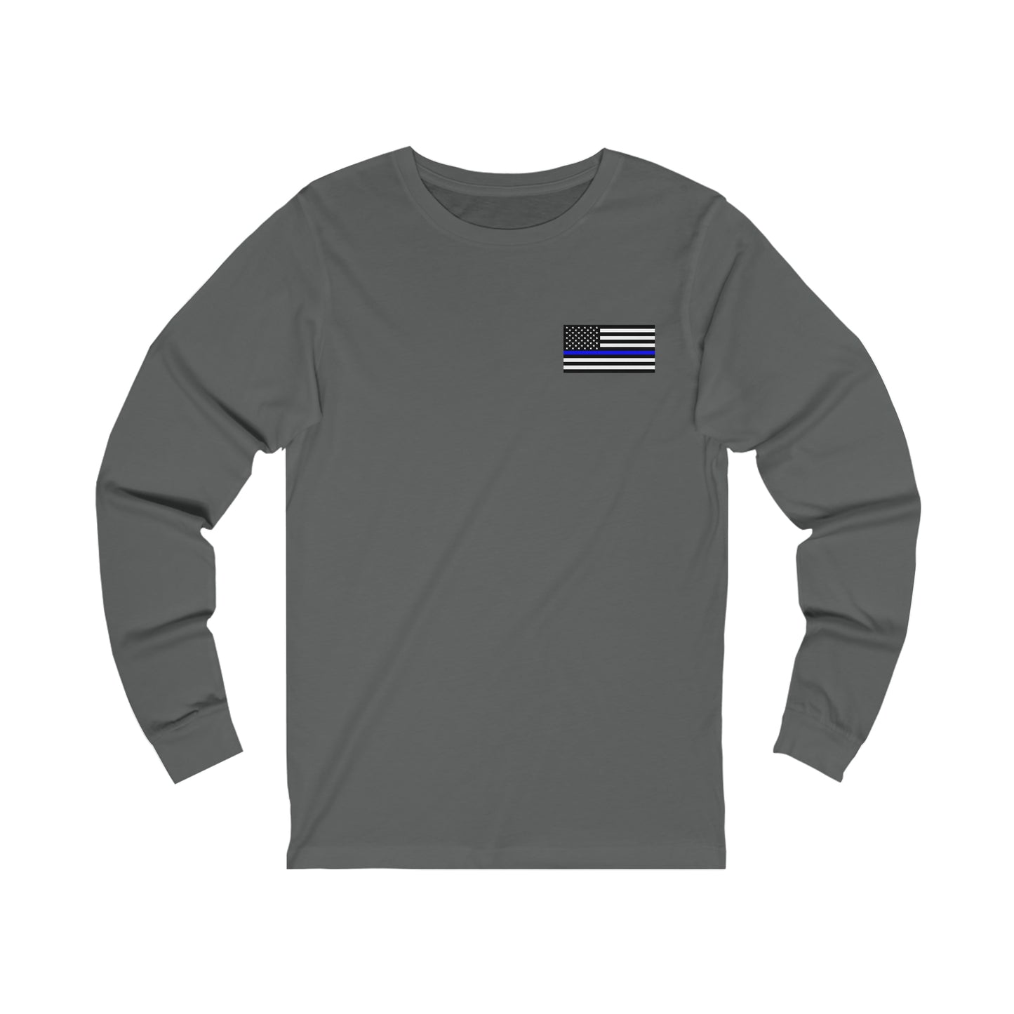 Standard Collection (Thin Blue Line) - Unisex Jersey Long Sleeve Tee