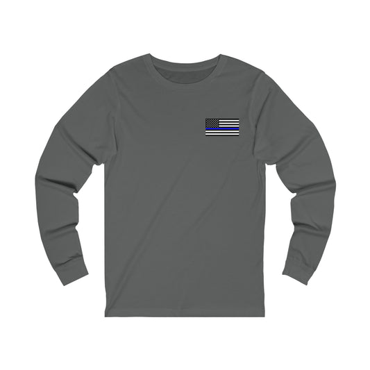 Standard Collection (Thin Blue Line) - Unisex Jersey Long Sleeve Tee