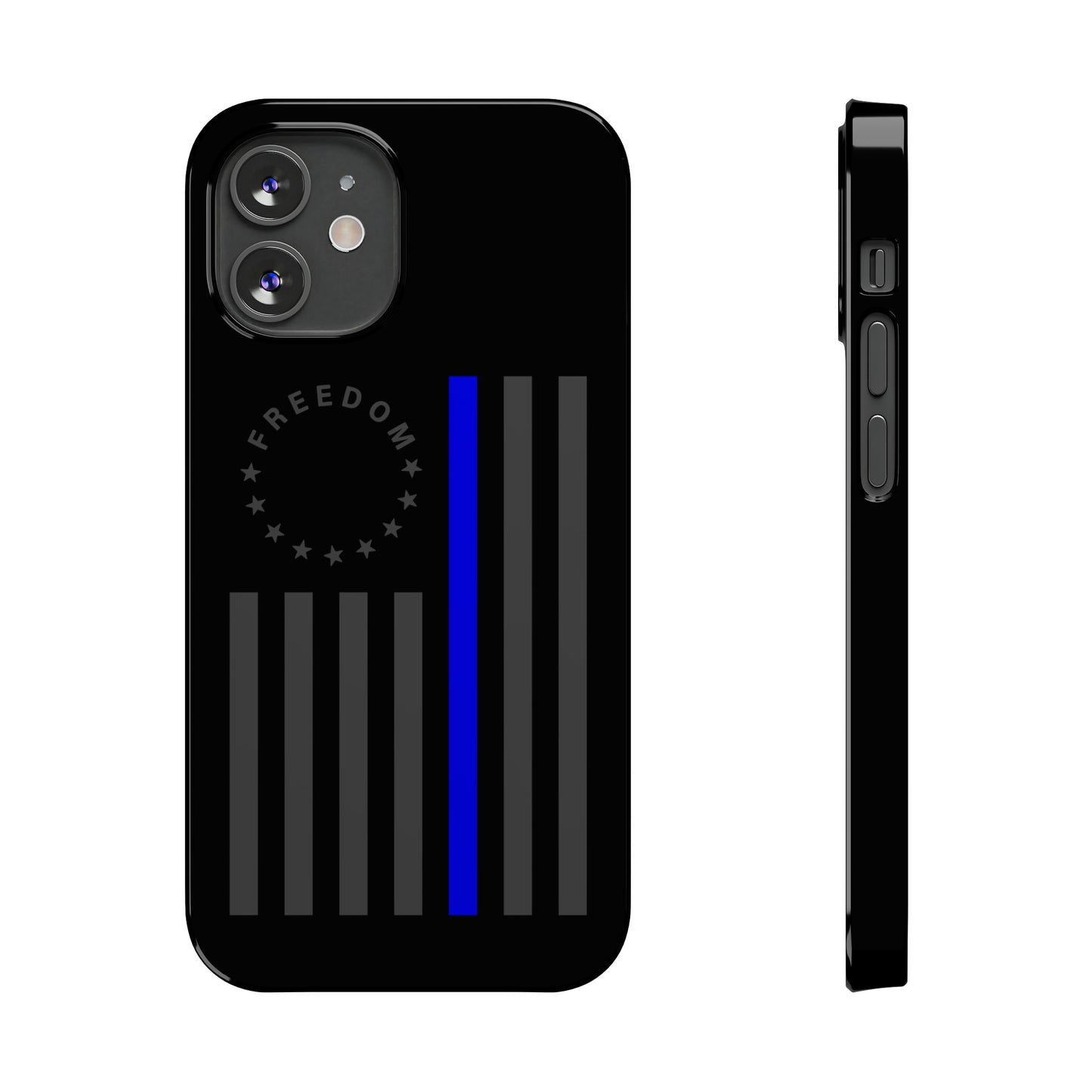 Freedom Collection - (Thin Blue Line) - iPhone Cases