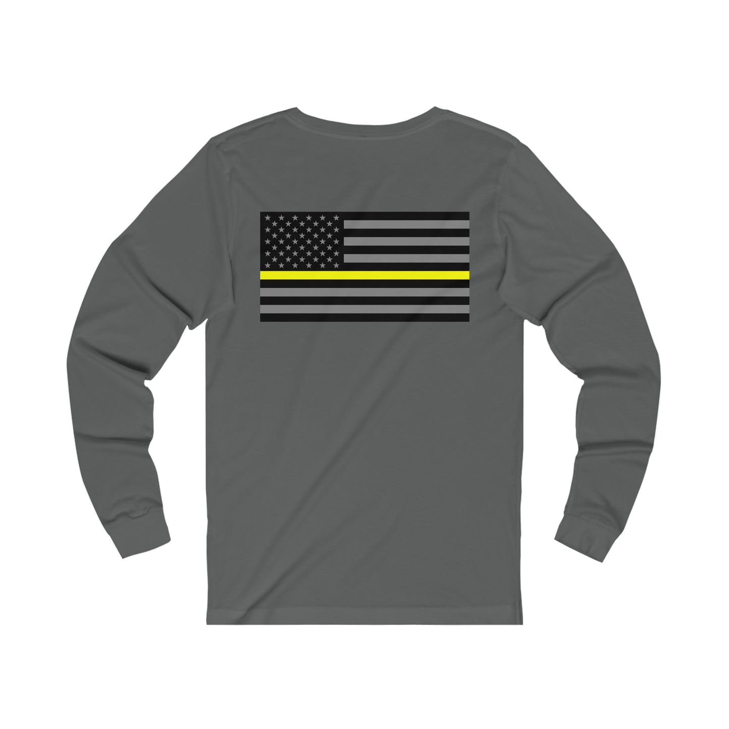 Never Forget Collection (Thin Yellow Line) - Unisex Jersey Long Sleeve Tee