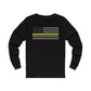 Never Forget Collection (Thin Yellow Line) - Unisex Jersey Long Sleeve Tee