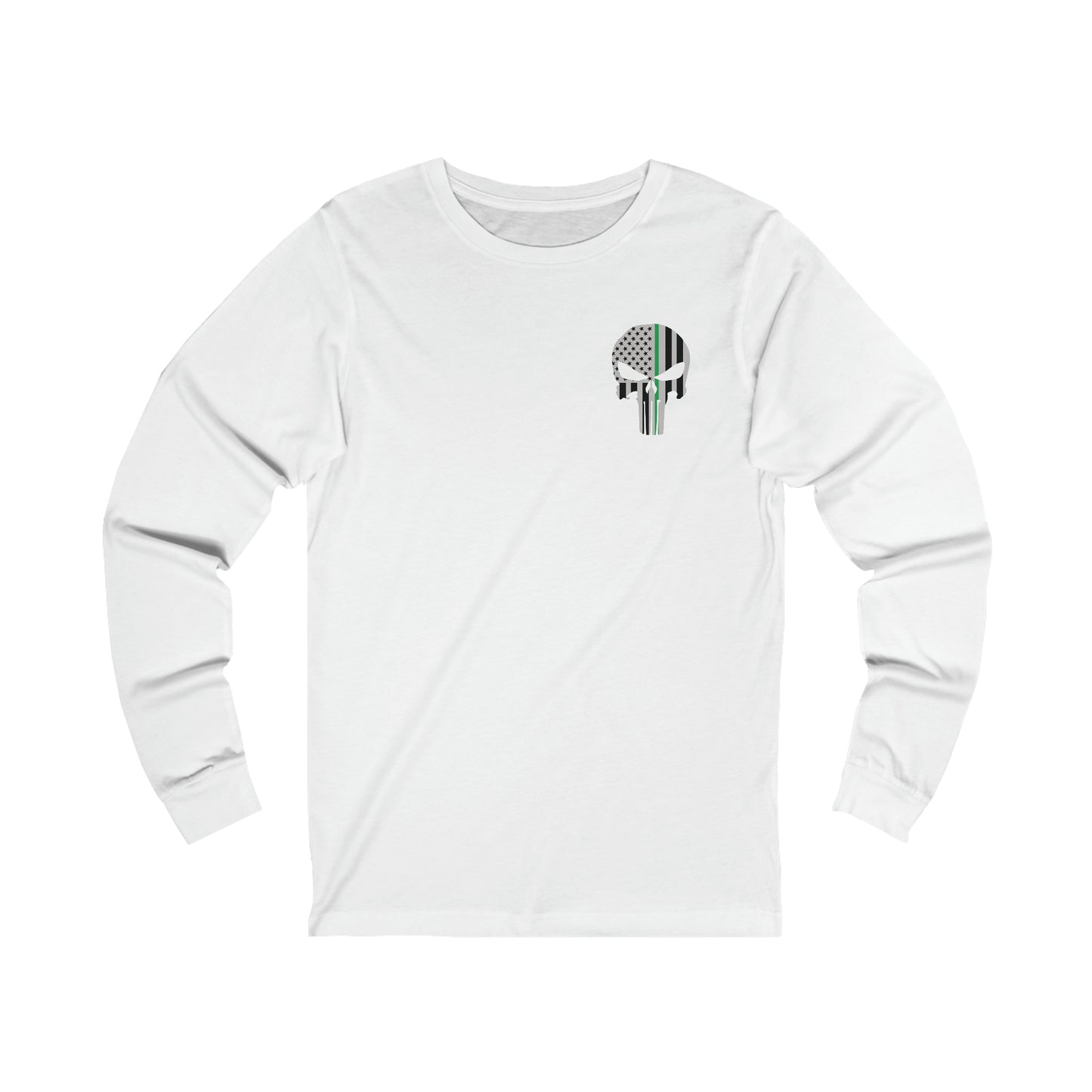 American Punisher Collection (Thin Green Line) - Unisex Jersey Long Sleeve Tee