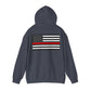 Standard Collection (Thin Red Line)  - Unisex Cruiser Hoodie