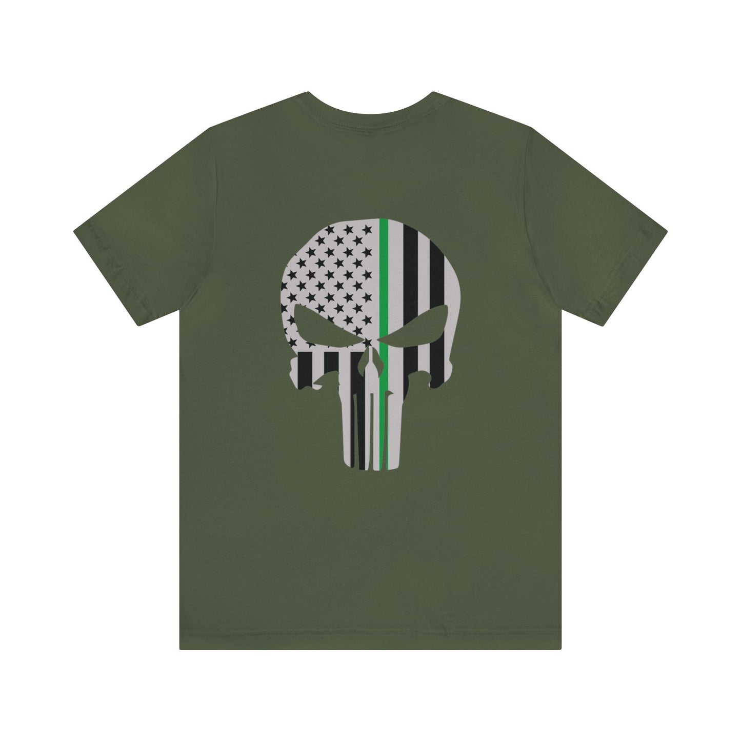 American Punisher Collection (Thin Green Line) - Unisex Fuser T-shirt