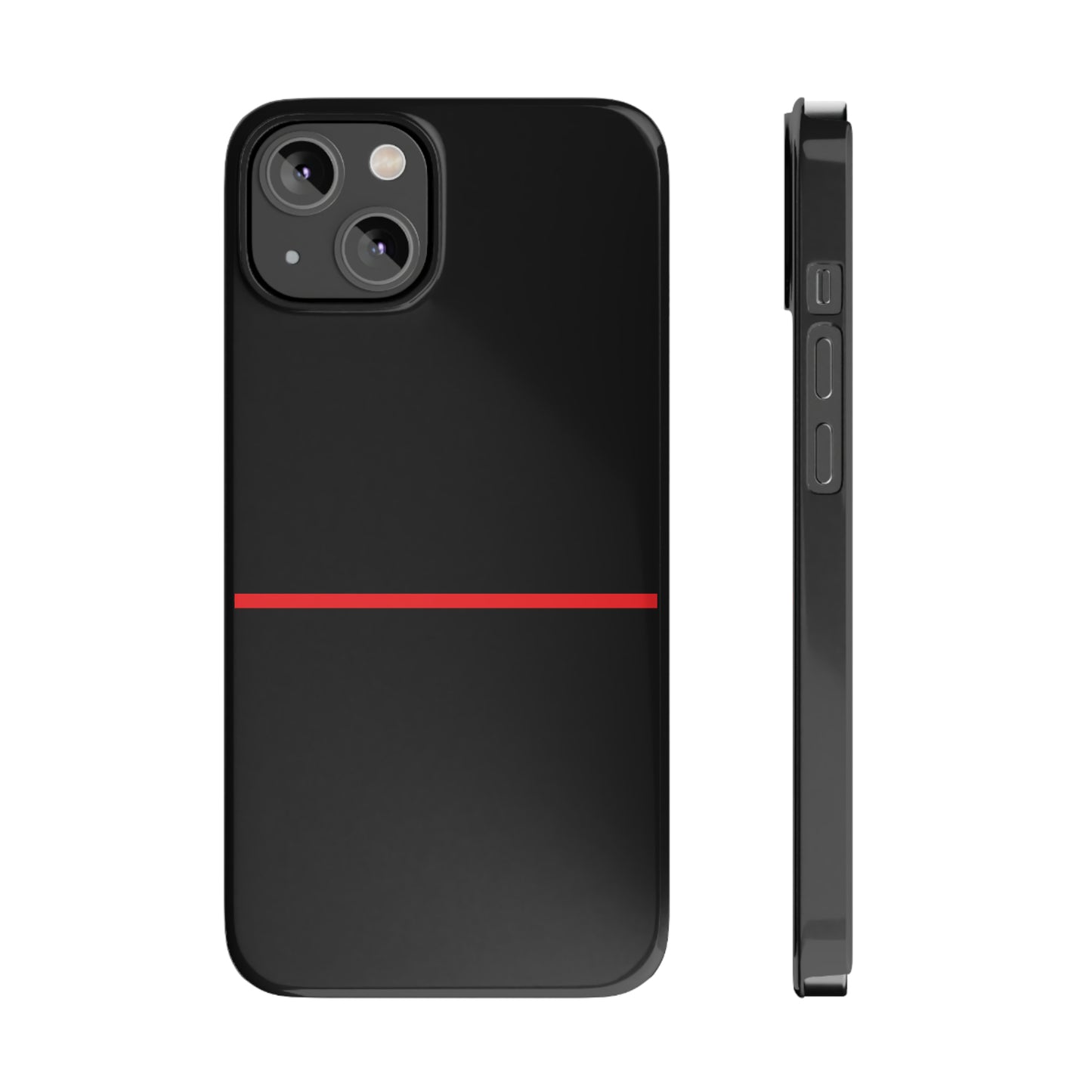 Thin Line Collection (Thin Red Line) - iPhone Cases