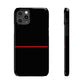 Thin Line Collection (Thin Red Line) - iPhone Cases