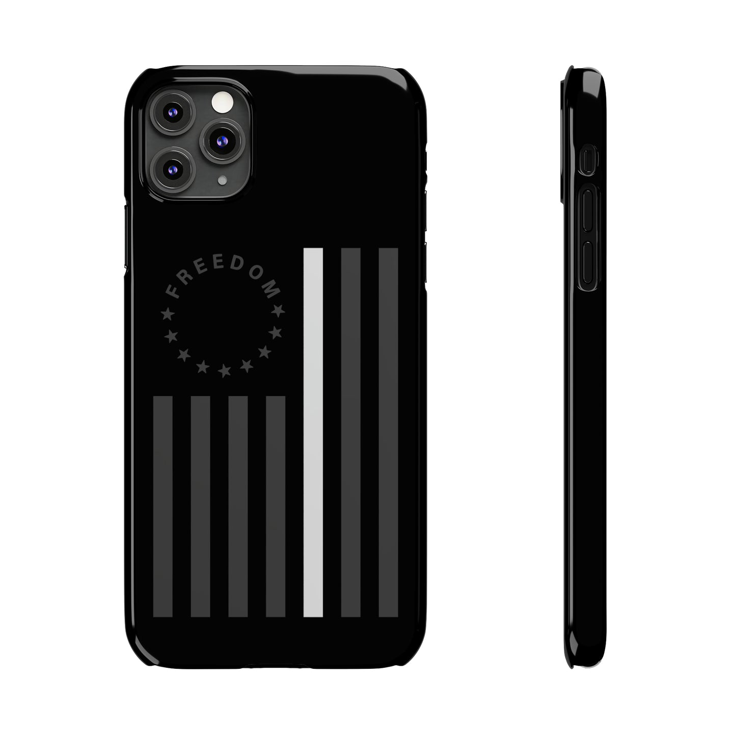 Freedom Collection - (Thin White Line) - iPhone Cases