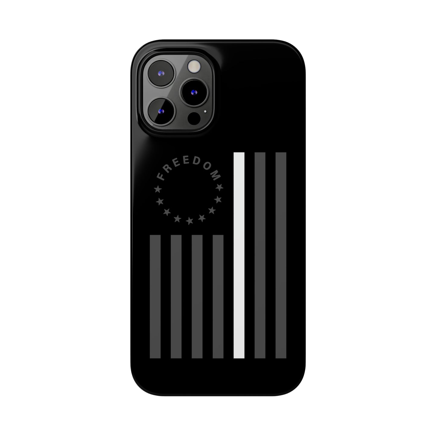 Freedom Collection - (Thin White Line) - iPhone Cases